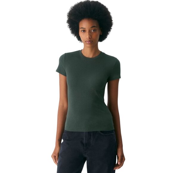 NWOT Aritzia TNA Homestretch™ Rib Crew T-shirt - Picture 1 of 8